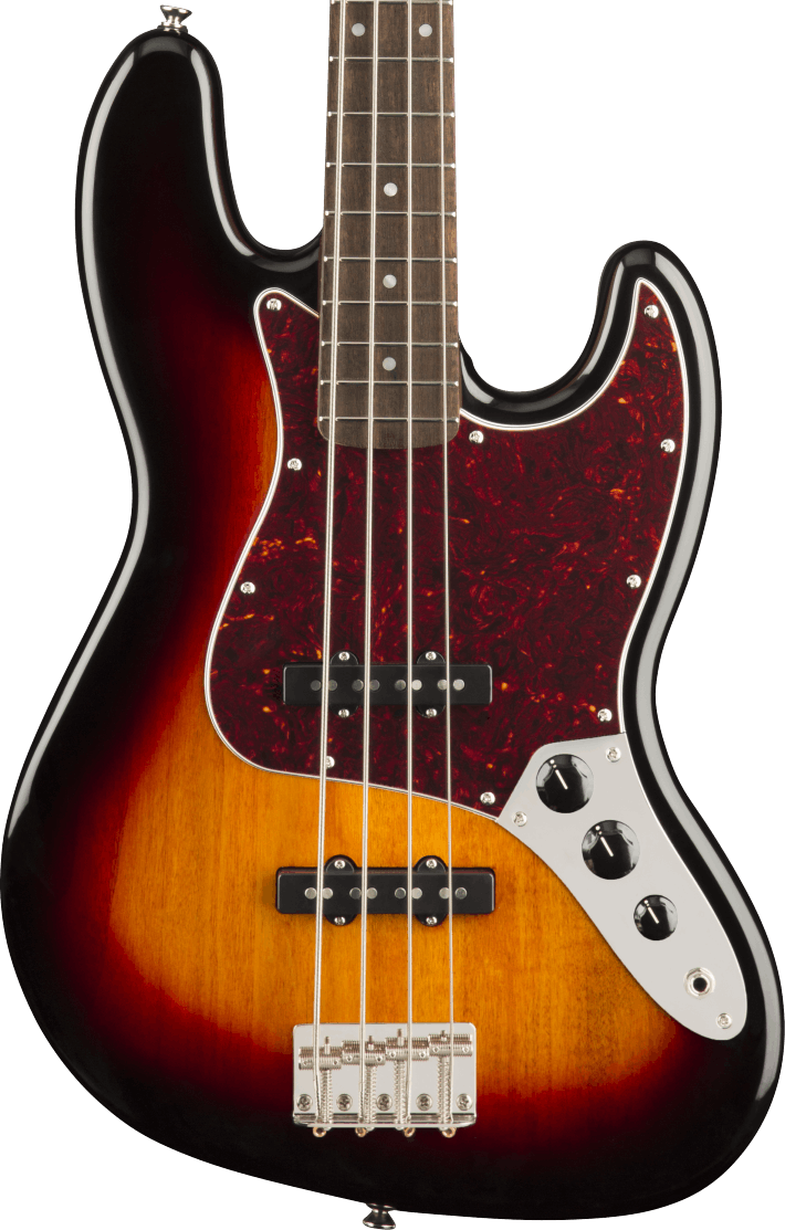 Squier Classic Vibe 60s Jazz Bass Guitar Laurel Fingerboard Daphne