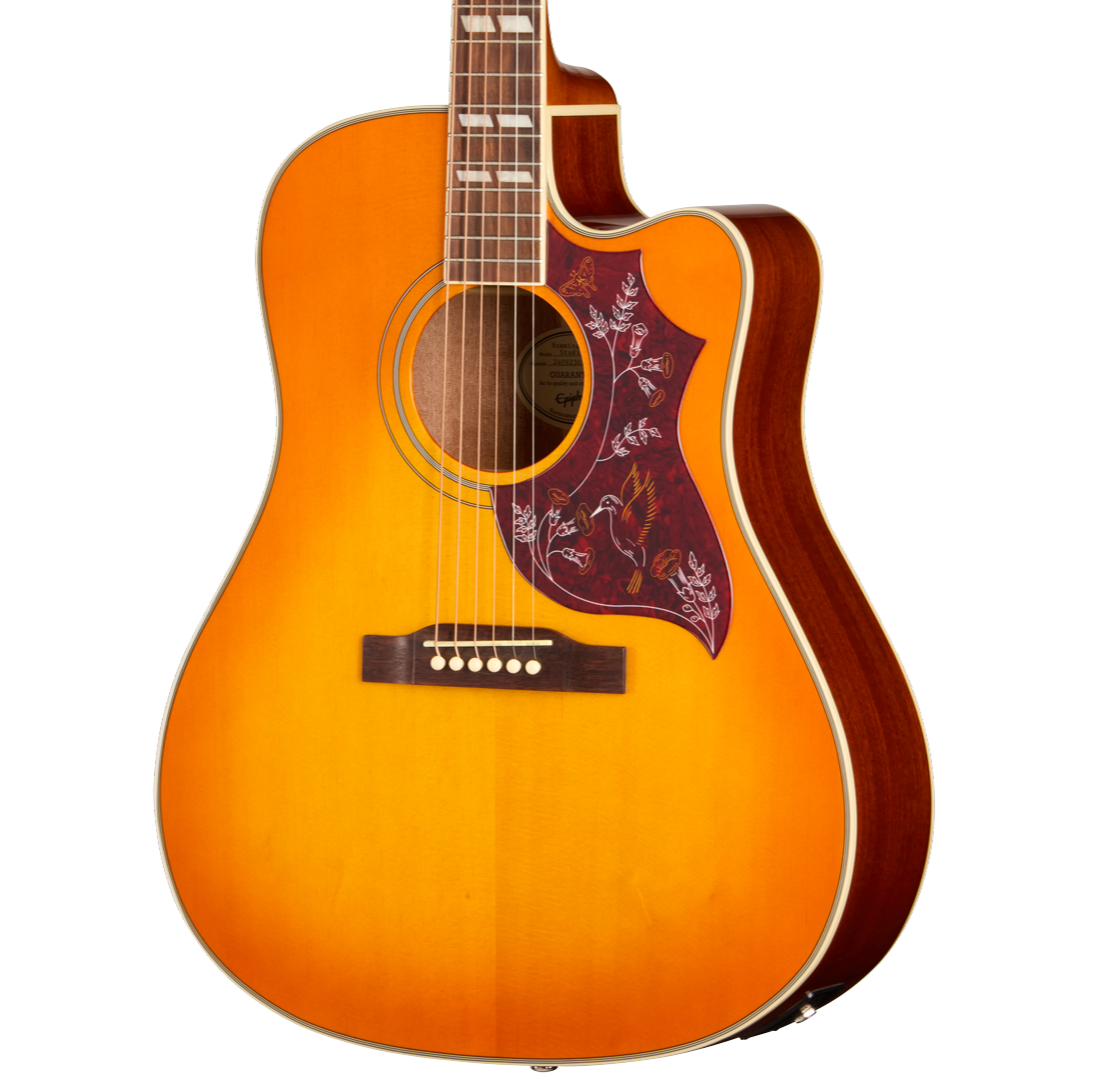(美品) EPIPHONE Hummingbird Artist Epiphone Hummingbird Studio EC in Heritage Cherry Sunburst