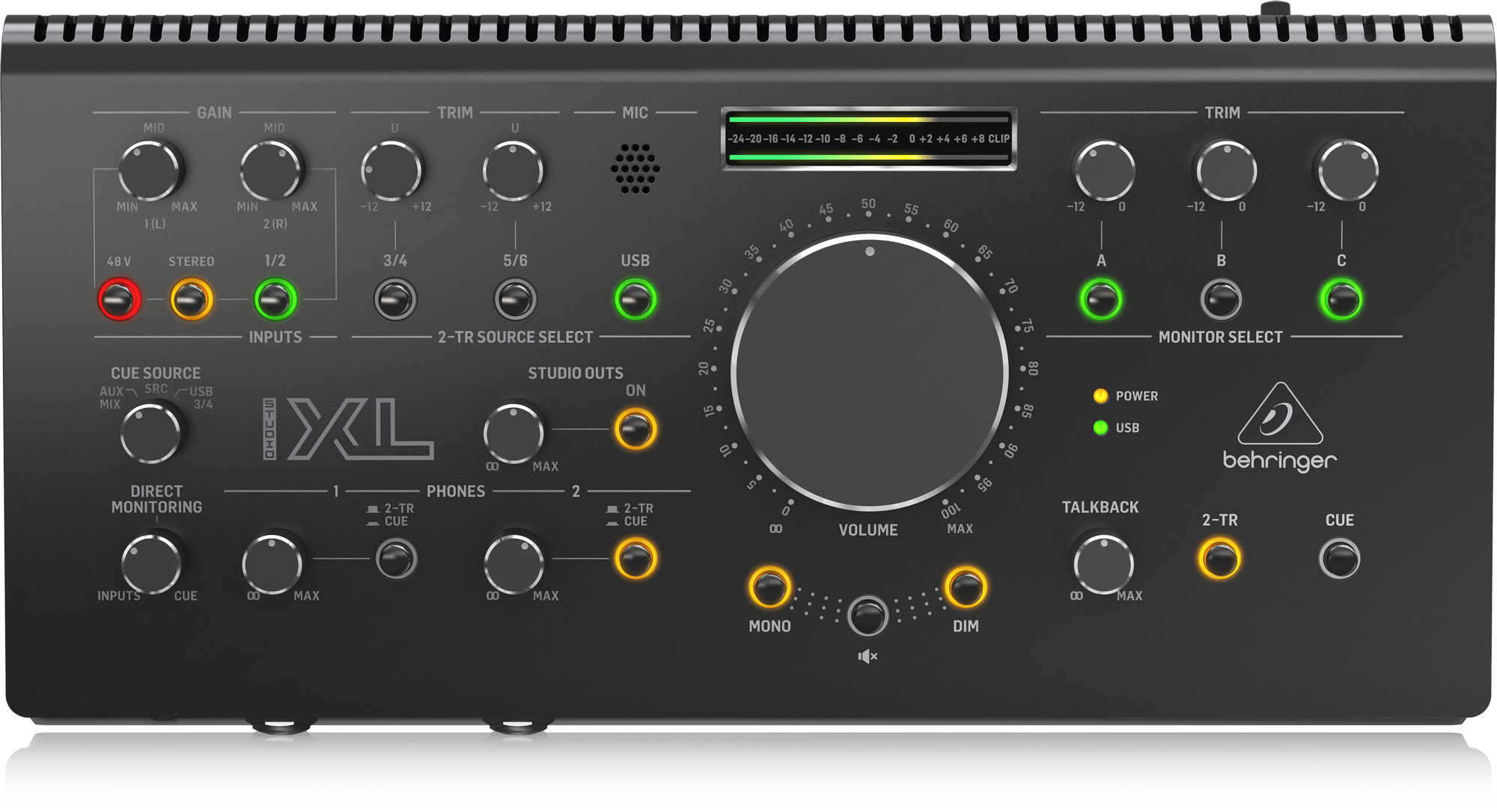 Behringer STUDIO XL - High-End Studio Control & Communication Center with USB Audio Interface