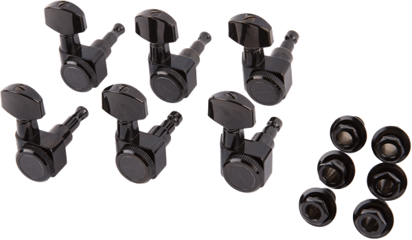 Fender Locking Stratocaster and Telecaster Tuners in Black