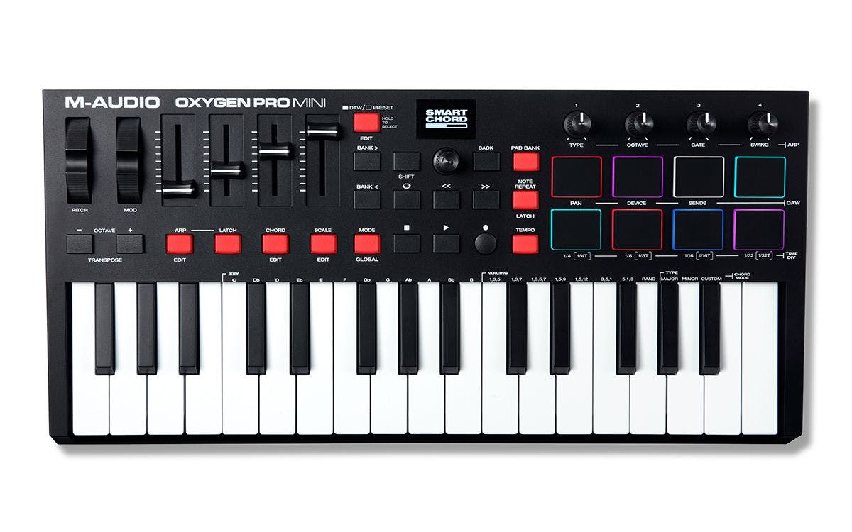 M-Audio Oxygen Pro Mini 32 Key Mini Key MIDI Keyboard & Controller