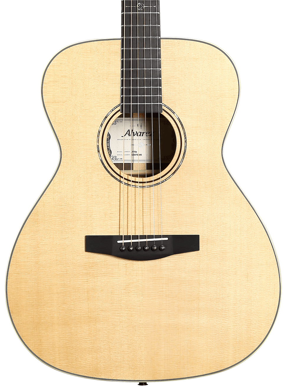 Alvarez Laureate LF70E Folk OM Electro-Acoustic in Daybreak