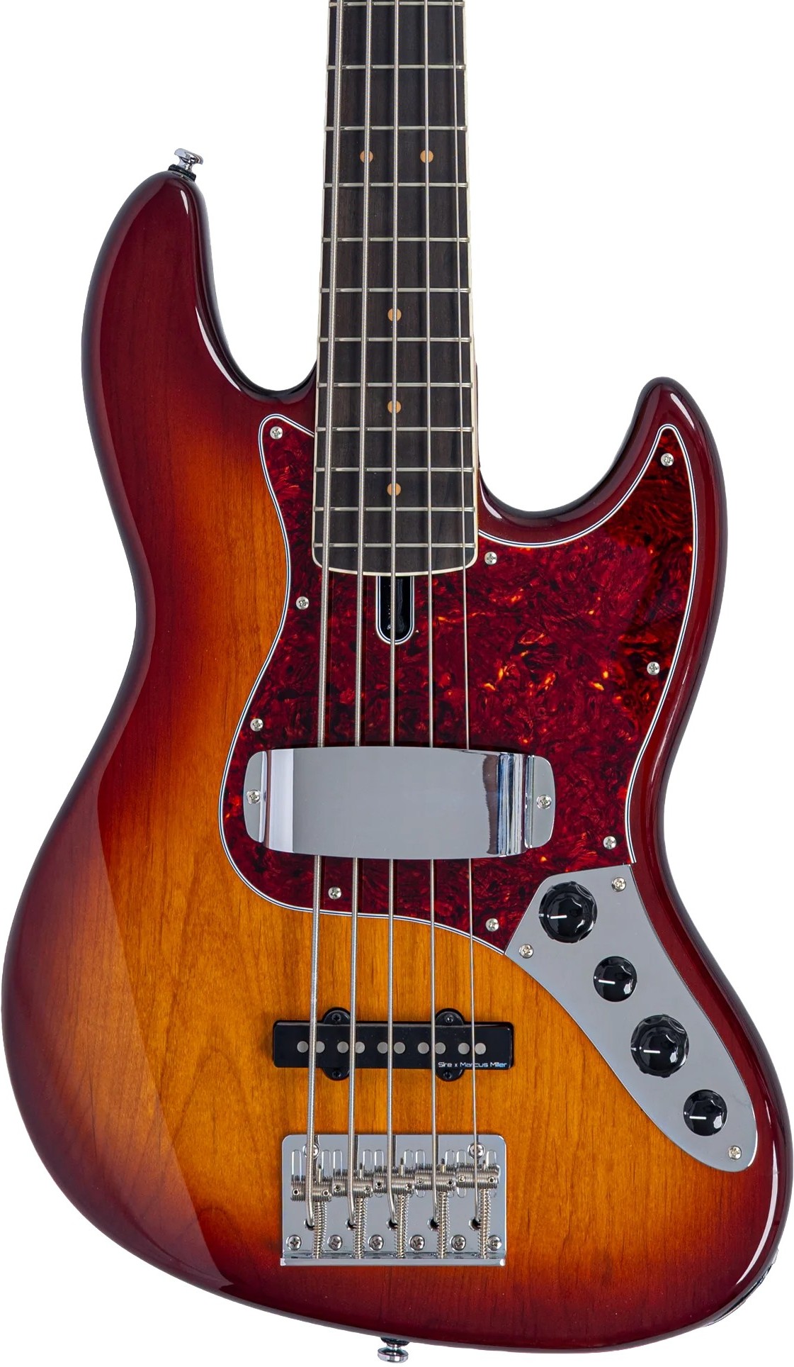 Sire V7 Vintage Alder 5 New Gen 5-String Bass Guitar in Tobacco
