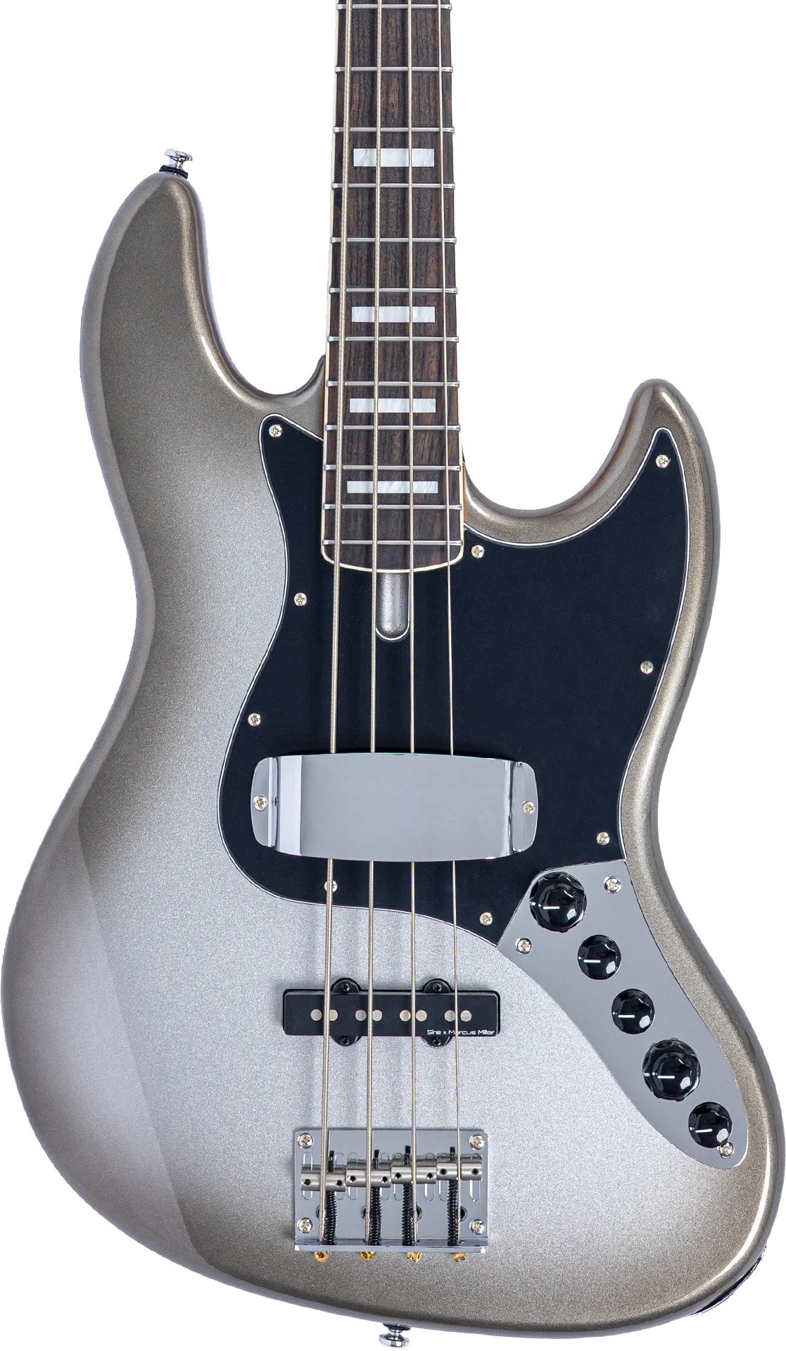 ベース Sire V7 Marcus Millar 4st Sire V7 Alder 4 New Gen Bass Guitar in Mercury - Andertons Music Co