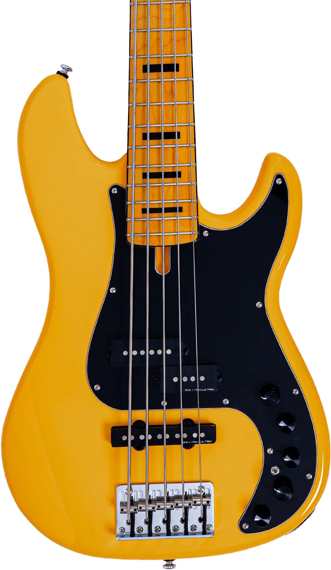 Sire P7 Alder 5 New Gen 5-String Bass Guitar in Sunshine Yellow