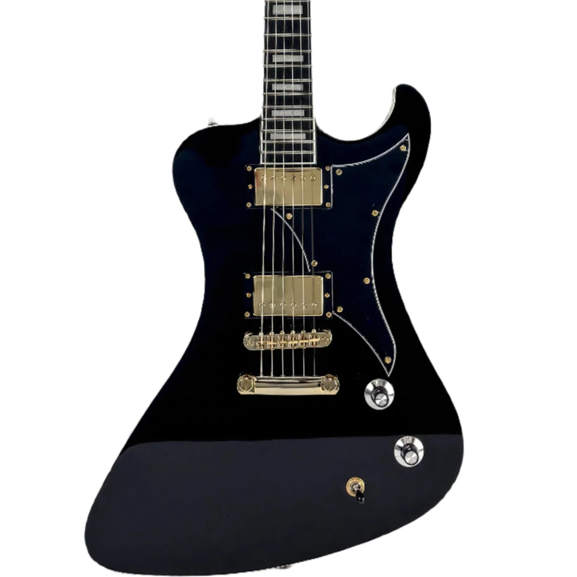 Dunable R2 V2 DE Electric Guitar in Gloss Black
