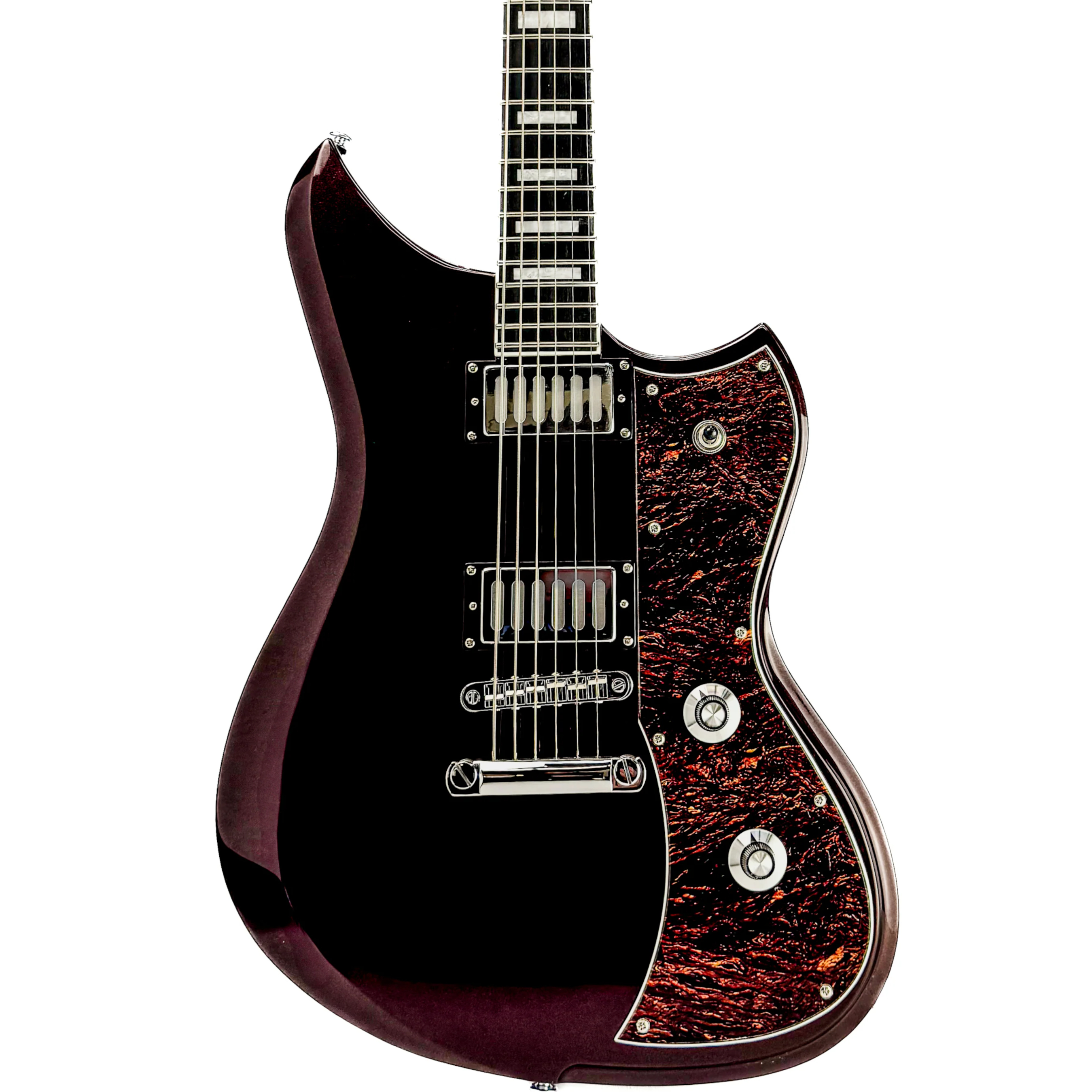 Dunable Yeti DE Baritone Electric Guitar in Oxblood Metallic