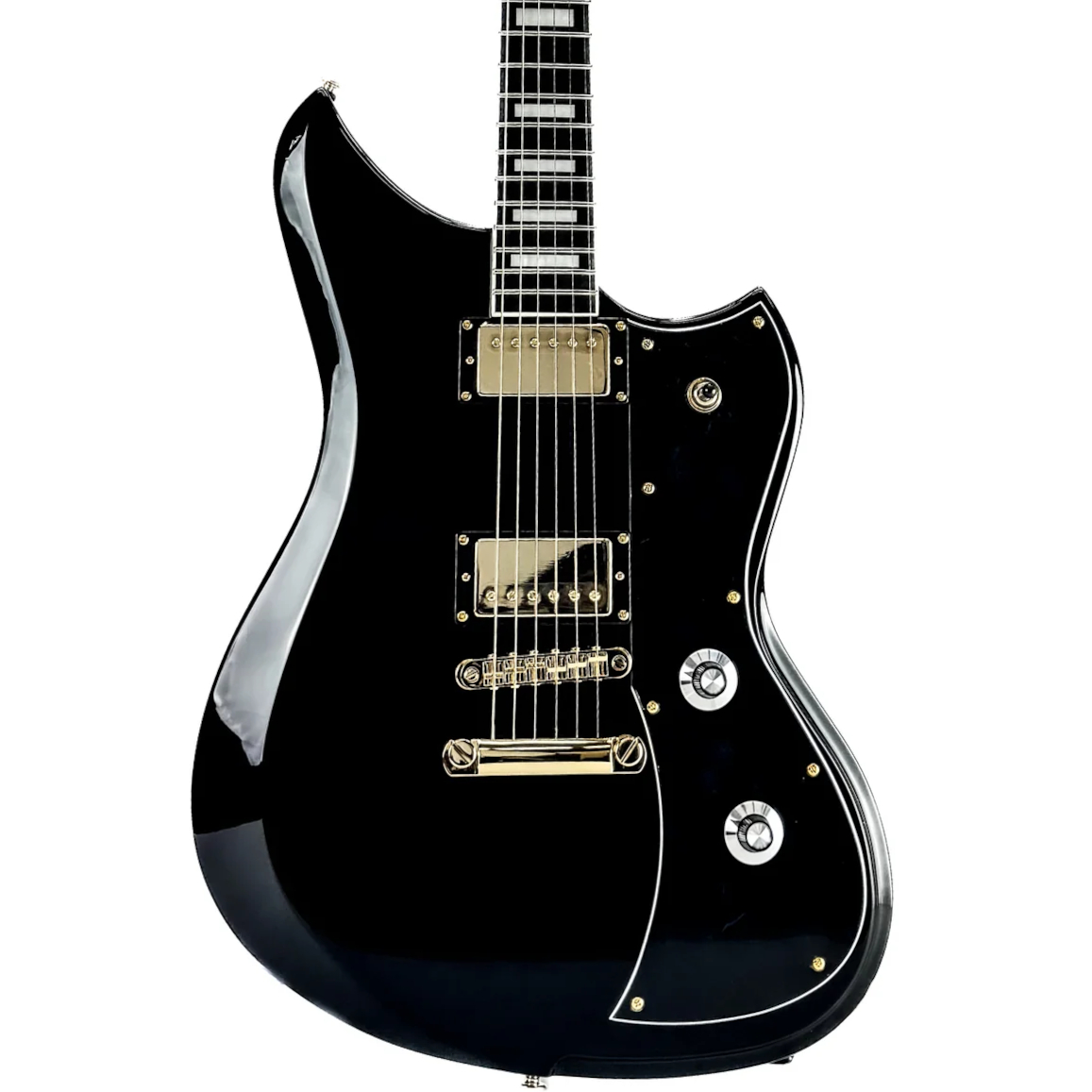 Dunable Yeti DE Electric Guitar in Gloss Black