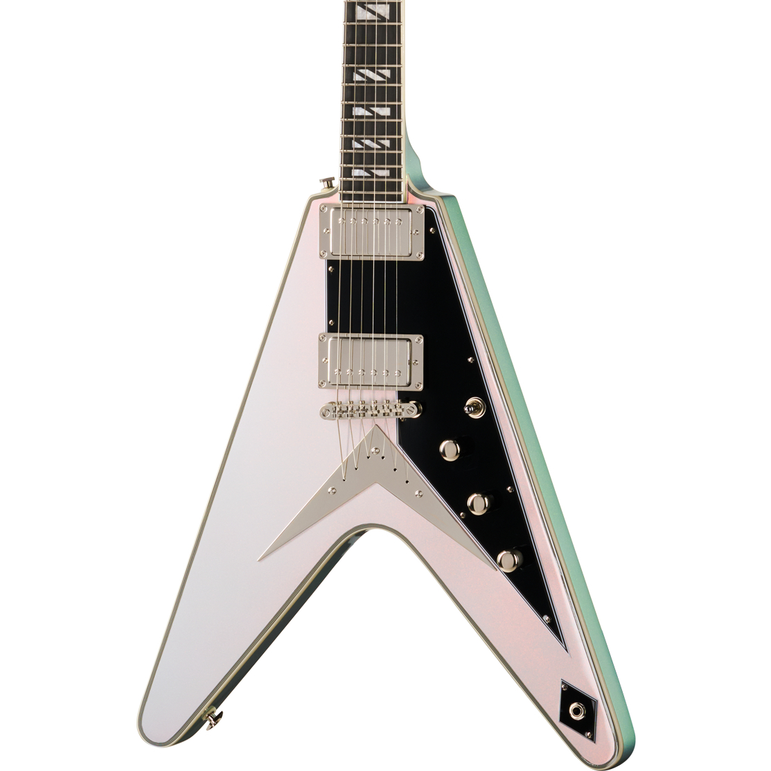 Epiphone Futura Flying V Custom Electric Guitar in Quicksilver