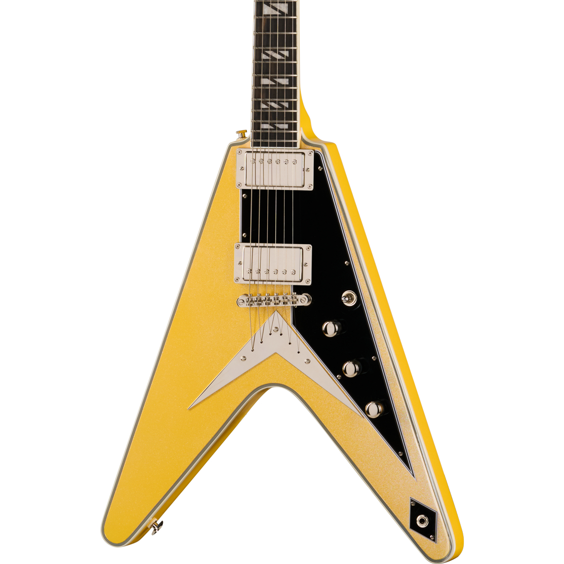 Epiphone Futura Flying V Custom Electric Guitar in Quicksilver