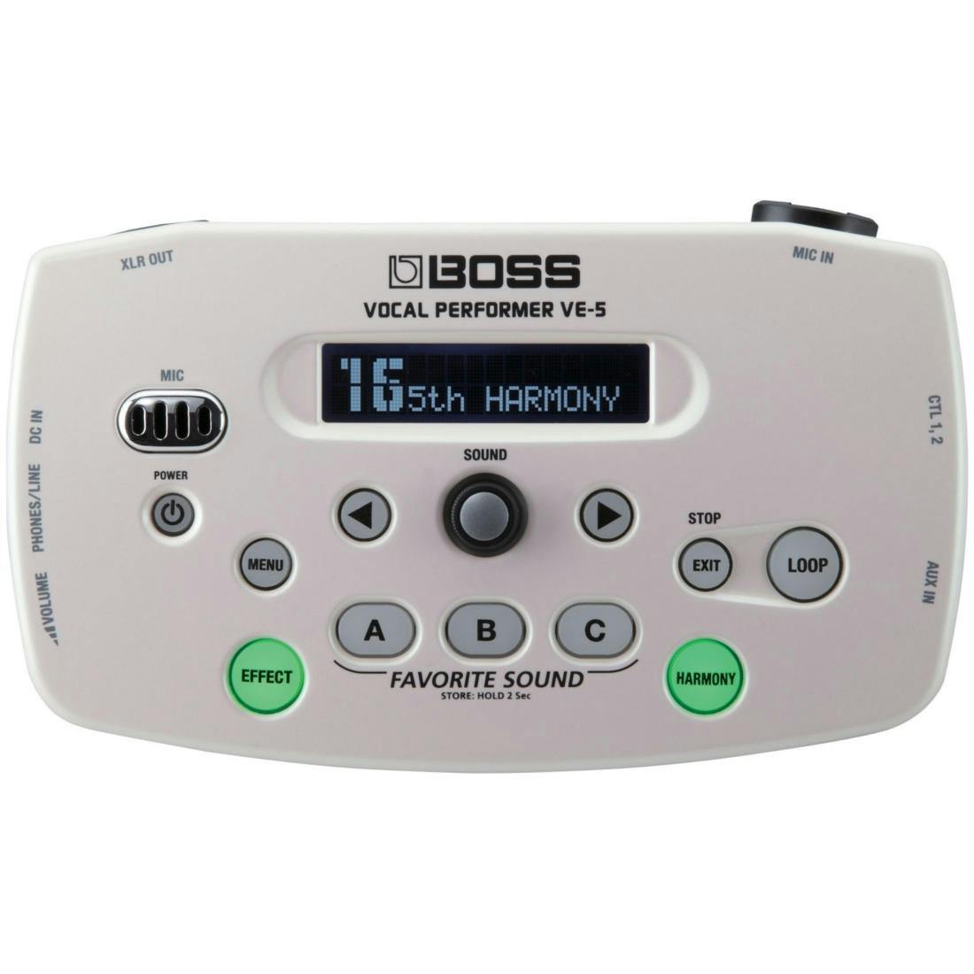 Boss VE-5 Vocal Processor in White
