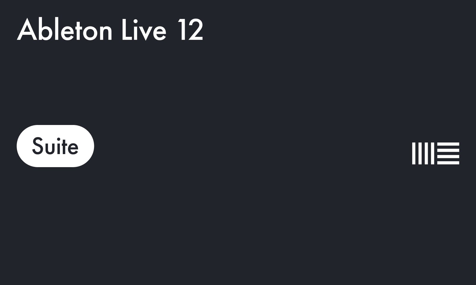 Ableton Live 12 Suite Upgrade from Live Lite - ESD