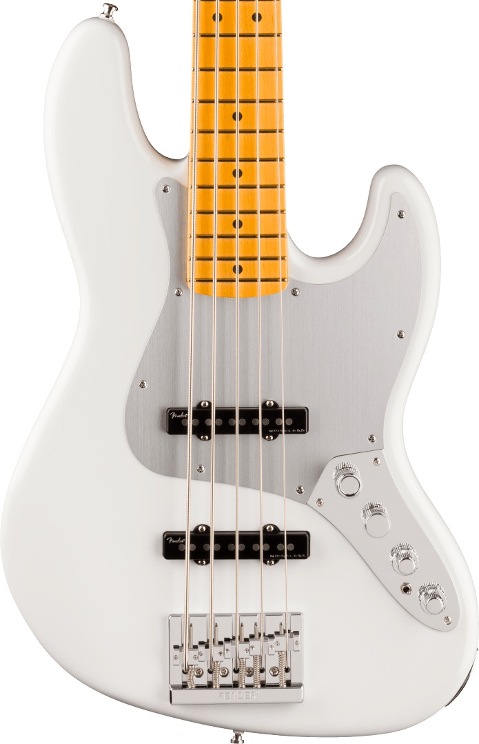 Fender American Ultra II Jazz Bass V in Avalanche Maple Fingerboard