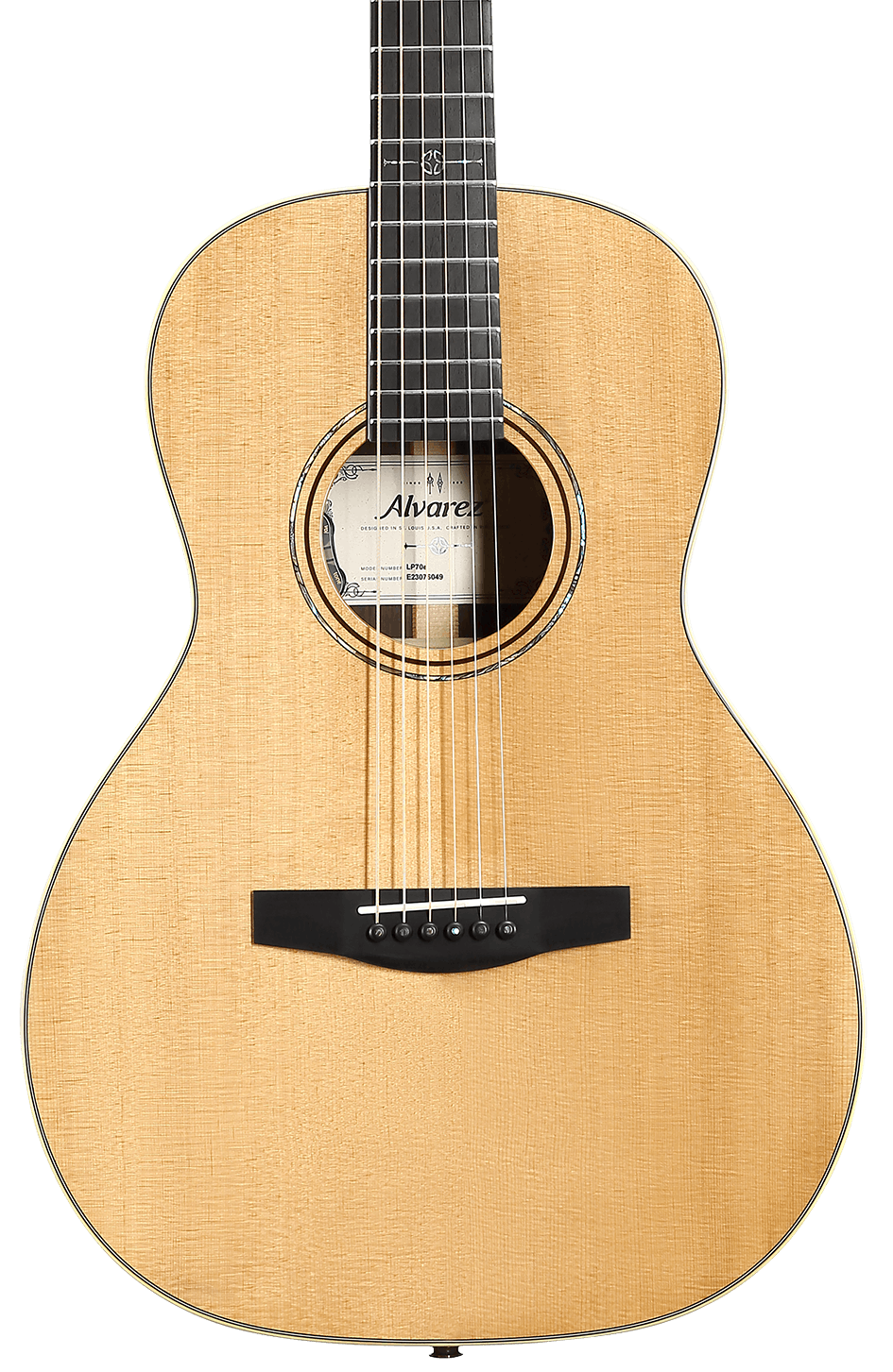 Alvarez Laureate LP70HFE Parlour Electro-Acoustic in Natural