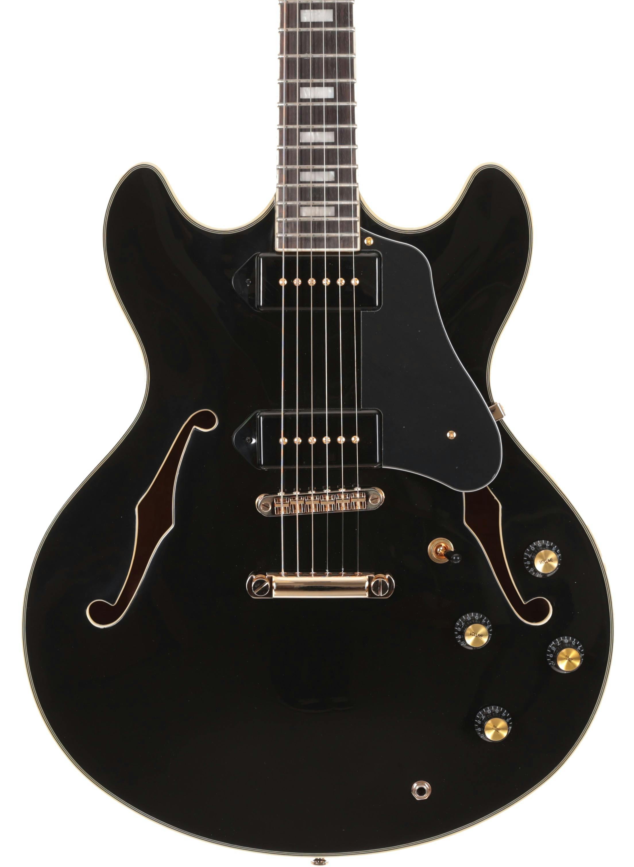 Sire Larry Carlton H7V Semi-Hollow Electric Guitar in Black