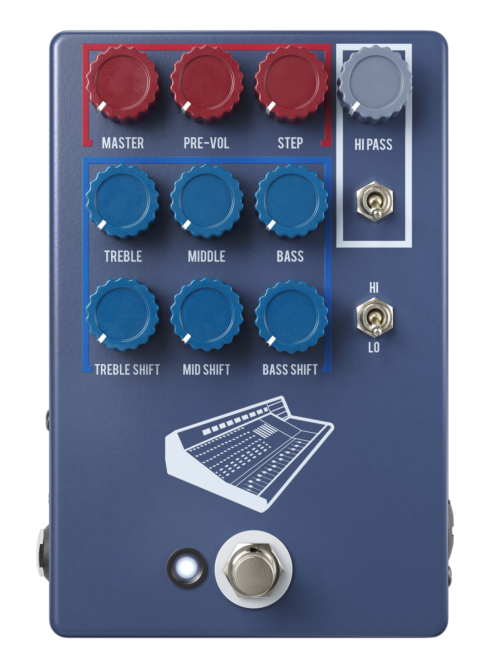 JHS Pedals Colour Box V2 10 Year Anniversary Preamp Pedal