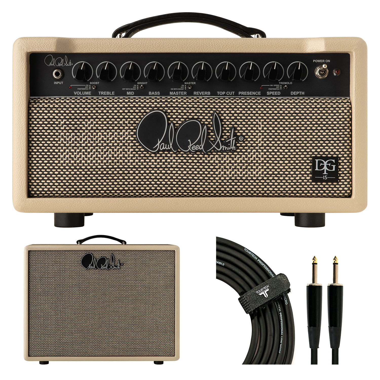 PRS DGT David Grissom 15w Amp Head and Cab Bundle