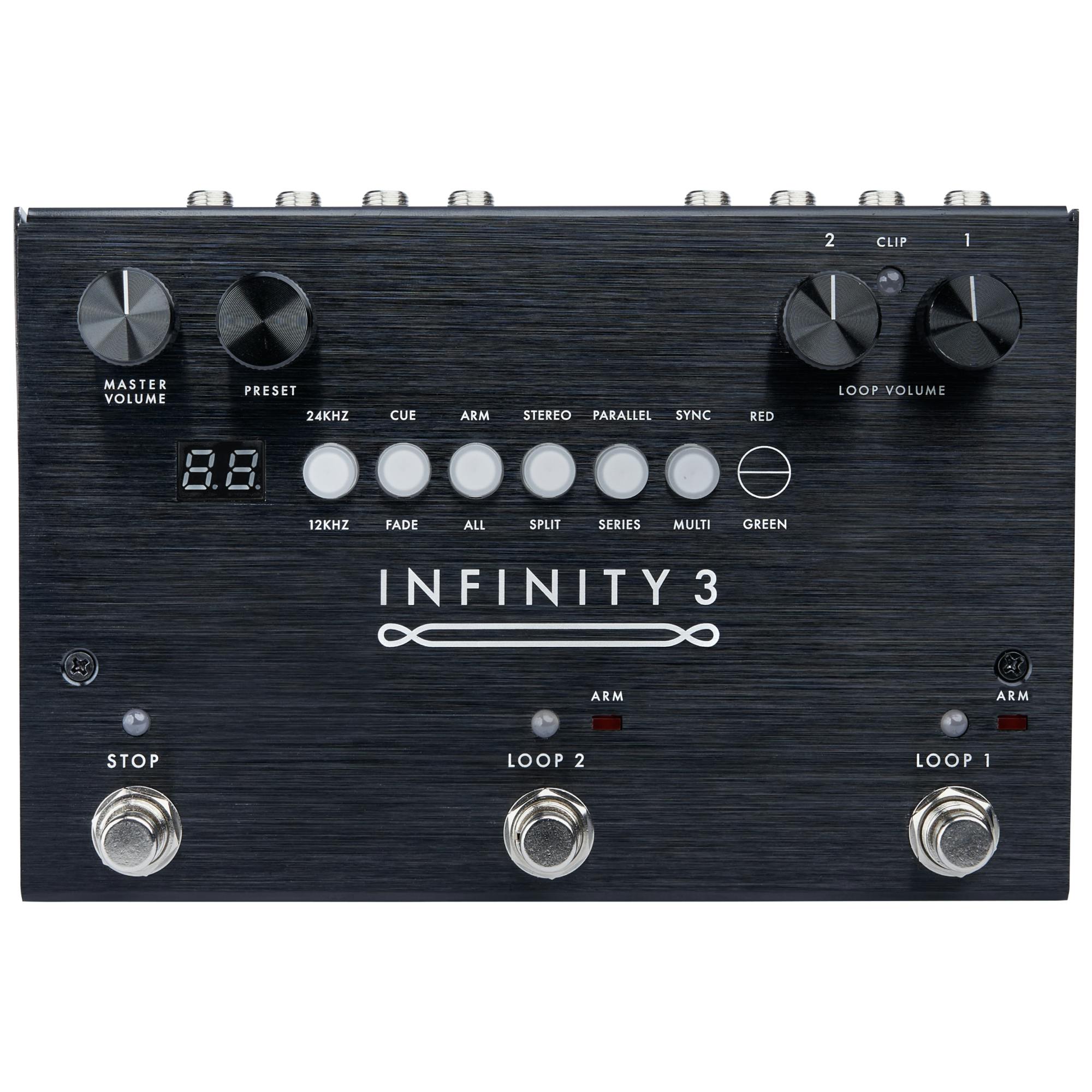 Pigtronix Infinity 3 Hi-Fi Stereo Double Looper Pedal with MIDI
