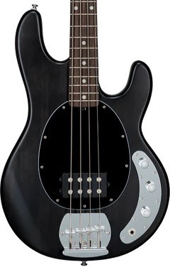 Sterling By Music Man SUB Stingray 4 Trans Black Satin RN Bass Guitar