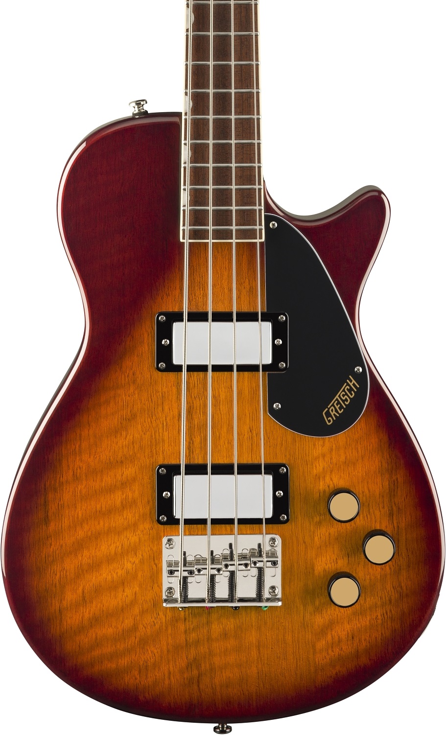 Gretsch Streamliner Jet Club Single-Cut Bass Guitar in Havana Burst