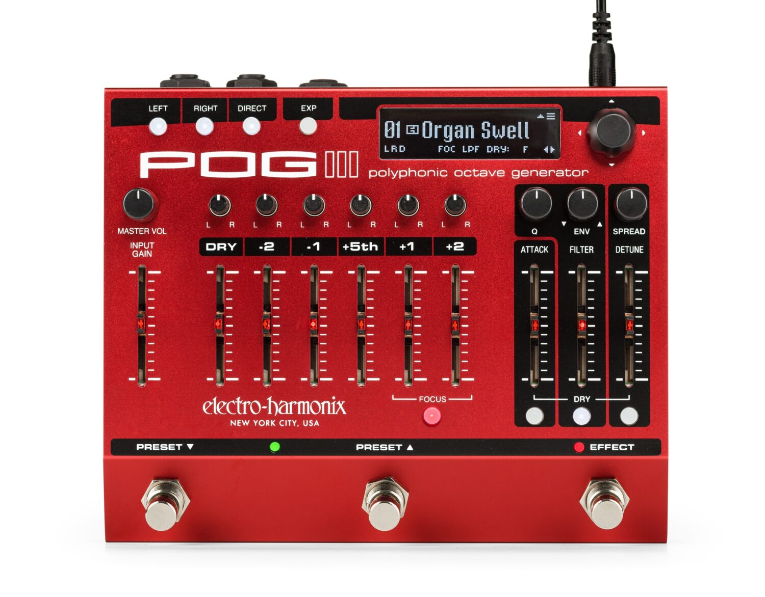 Electro Harmonix POG3 Polyphonic Octave Generator Pedal