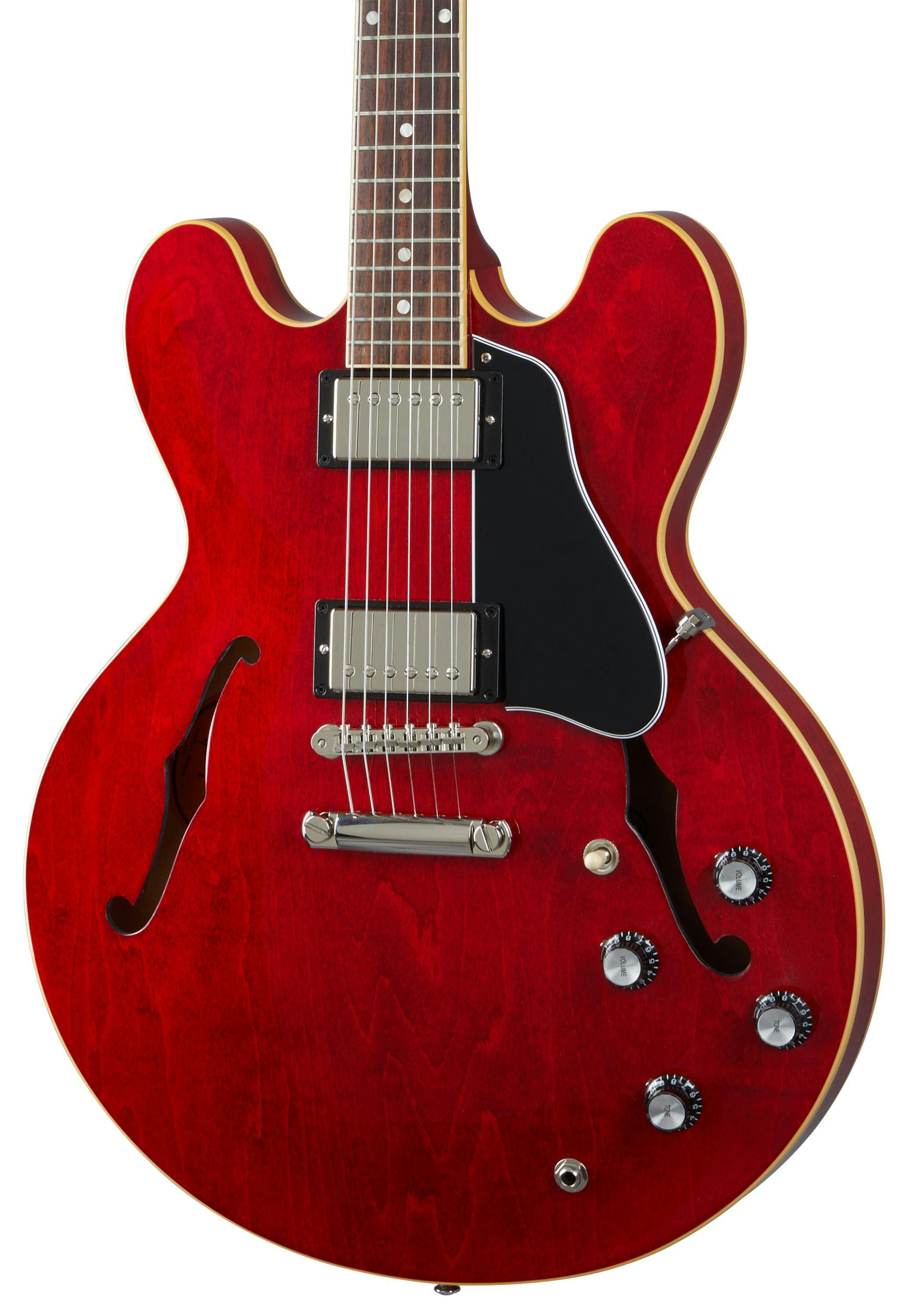 Les Fingers – Complete Sixties Instrumen Gibson ES-335 Left Handed in Sixties Cherry - Andertons Music Co.