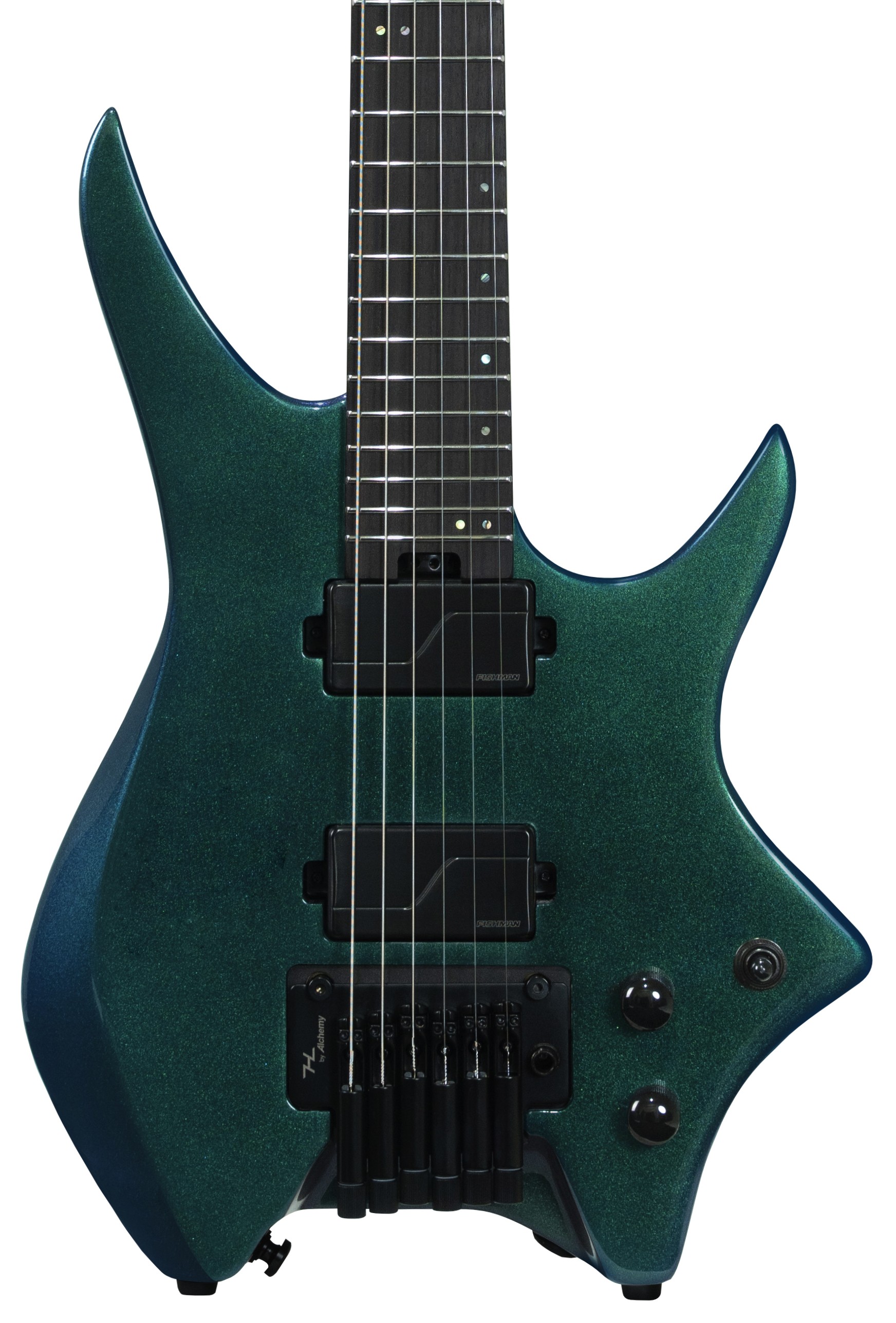 HILS HN6 Next Series Headless Electric Guitar In Cosmic Green
