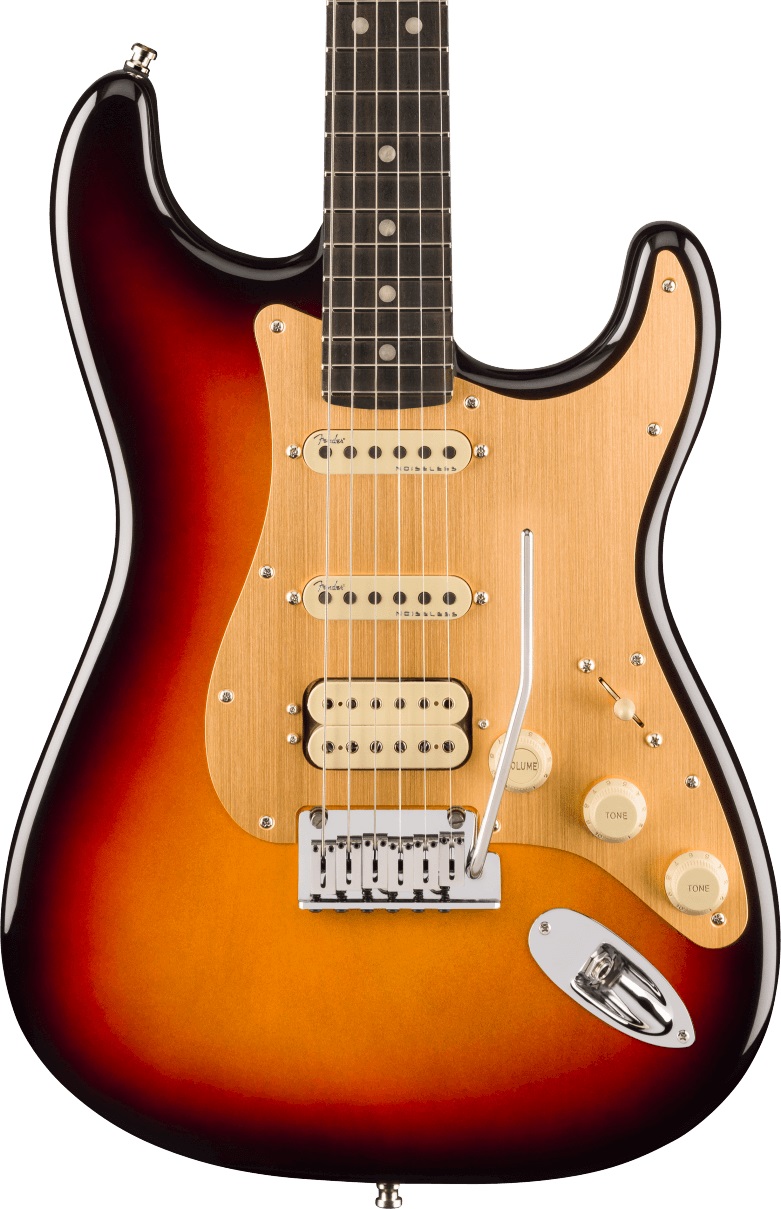 Fender American Ultra II Stratocaster HSS Ebony Fingerboard in