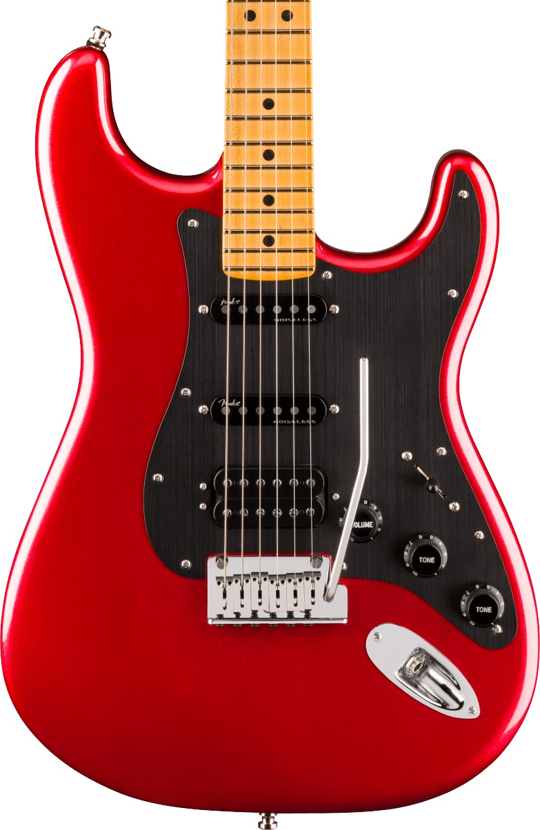 Fender American Ultra II Stratocaster HSS Maple Fingerboard in Sinister Red
