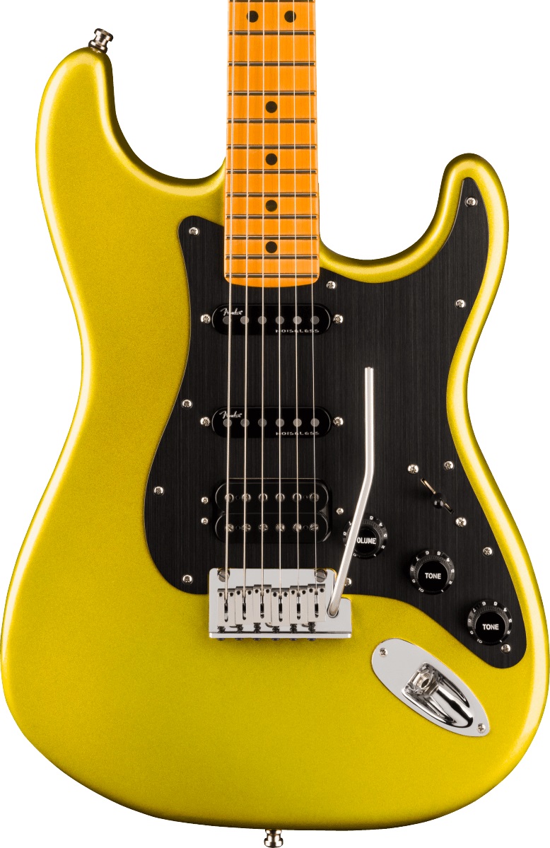 Fender American Ultra II Stratocaster HSS Maple Fingerboard in Solar Flare