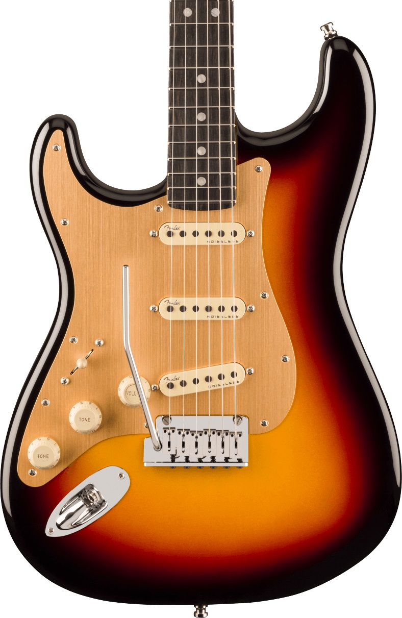 Fender American Ultra II Stratocaster Left Handed Ebony Fingerboard in Ultraburst