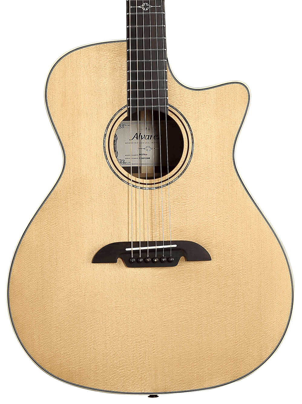 Alvarez Masterworks Grand Auditorium Spruce top Rosewood back Natural LR Baggs HiFi