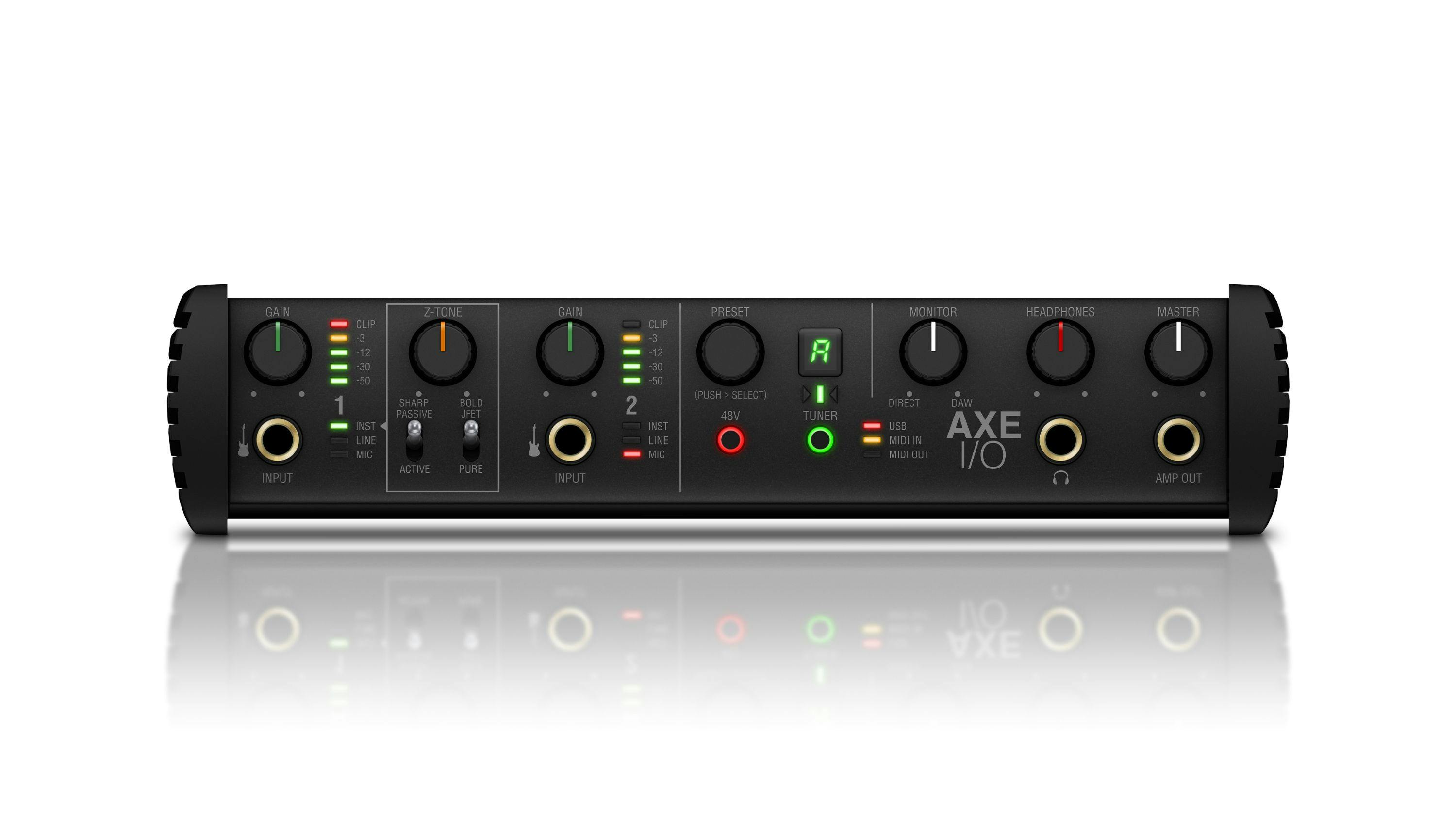 IK Multimedia AXE I/O USB Audio Interface with Advanced Guitar Tone Shaping