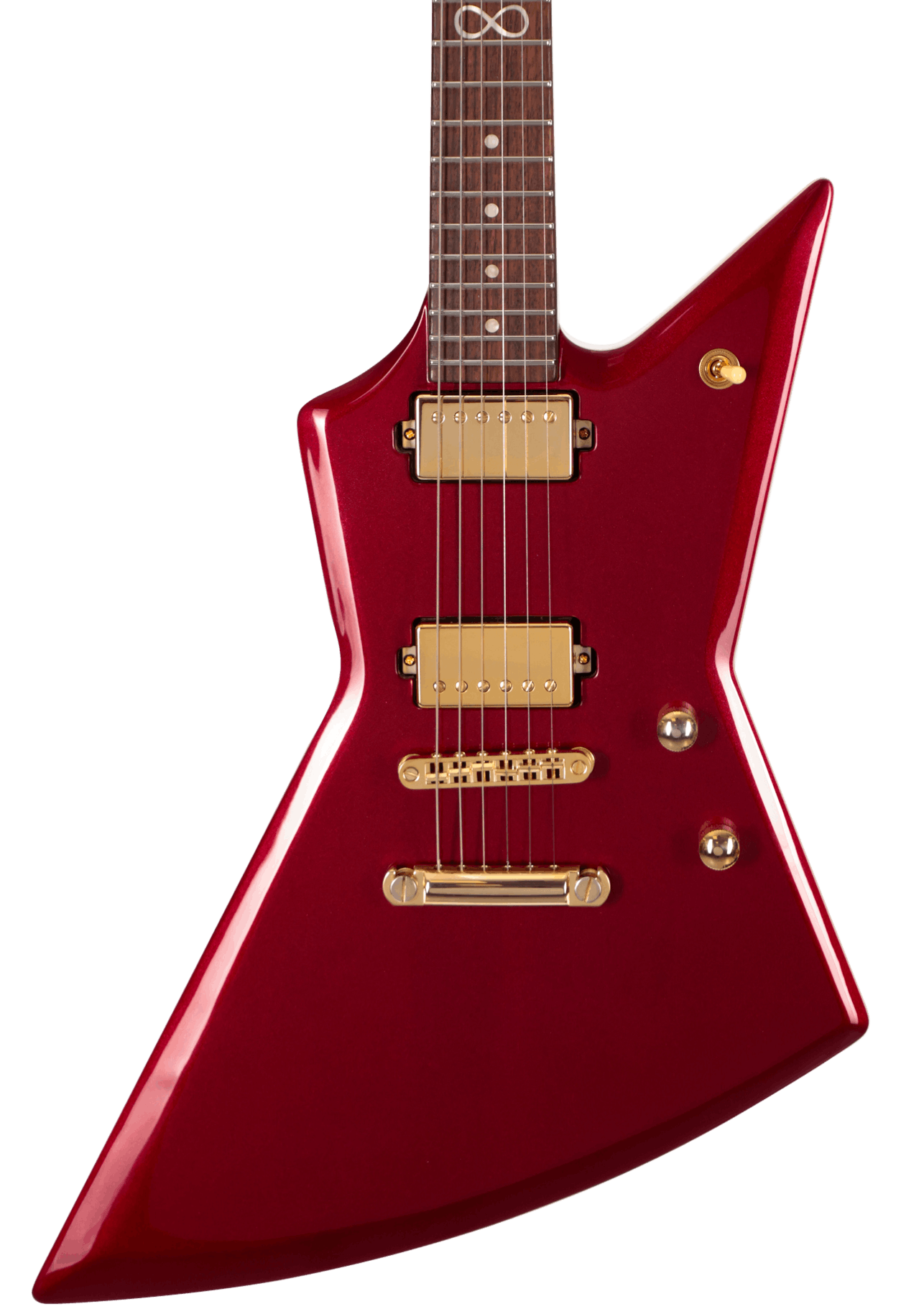 Chapman Ghost Fret Classic Electric Guitar in Hollywood Red With Rosewood Neck