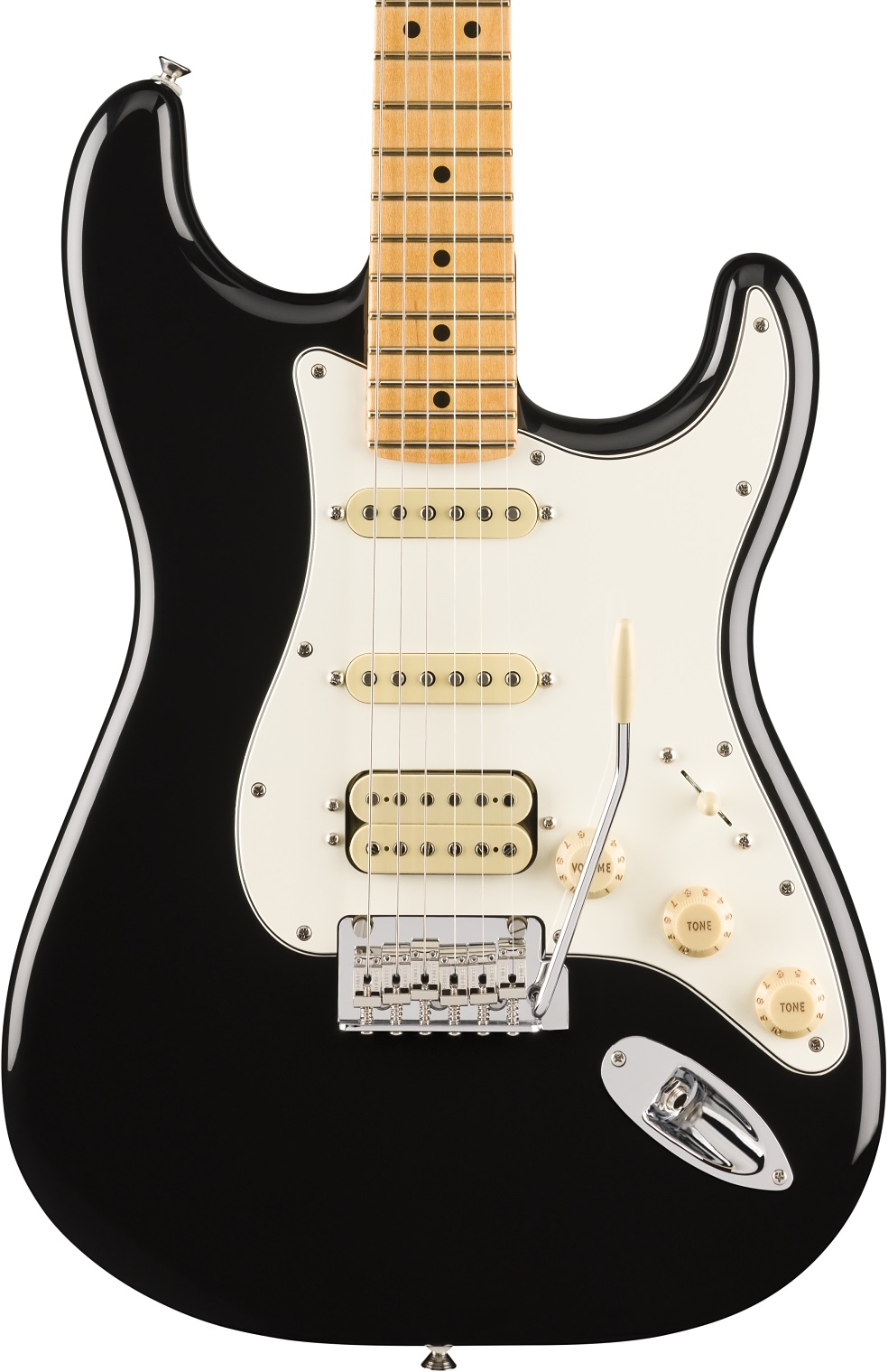 Player II Stratocaster HSS Maple Fingerboard Black - Andertons