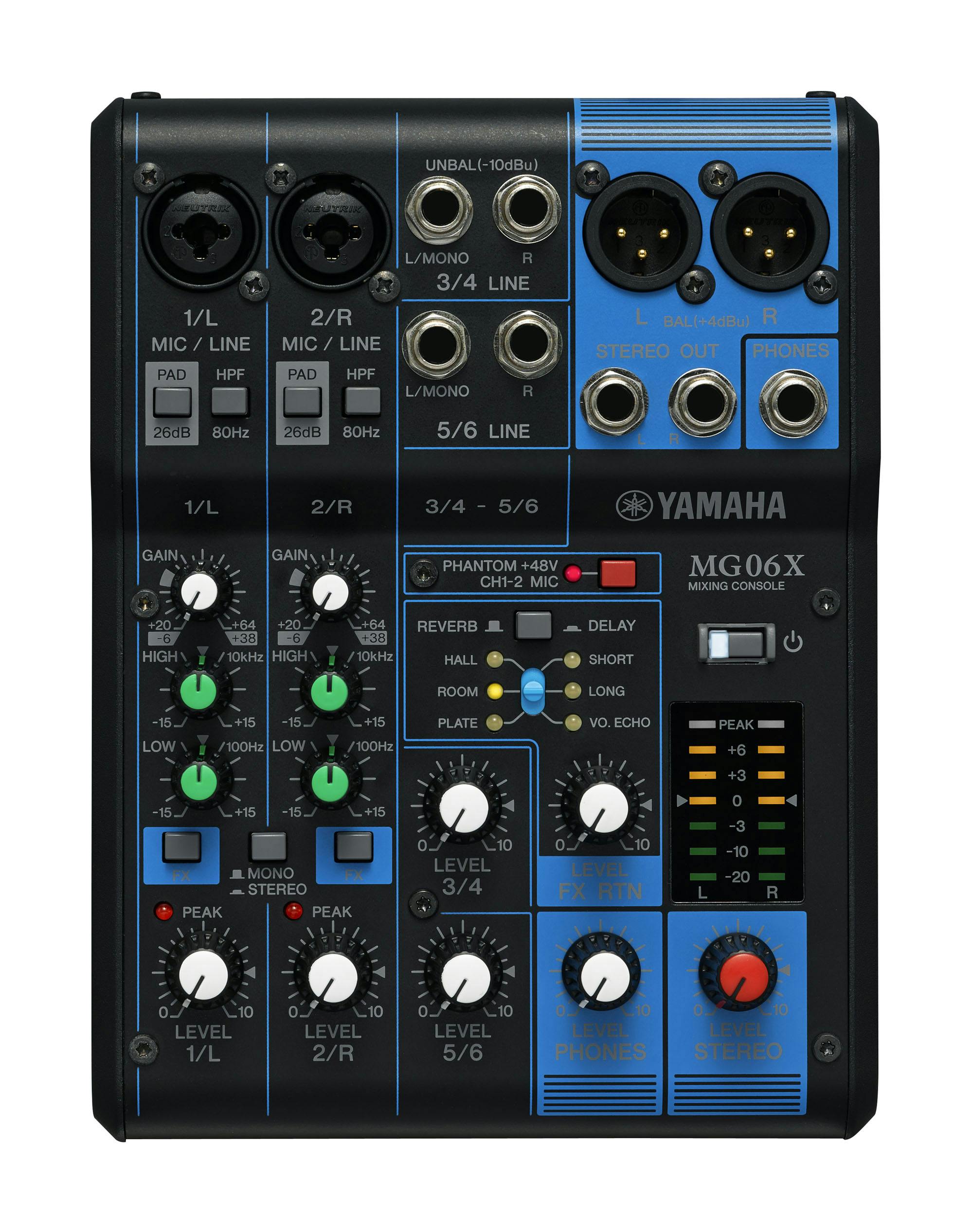Yamaha MG06X 6-Channel Mixing Desk with FX