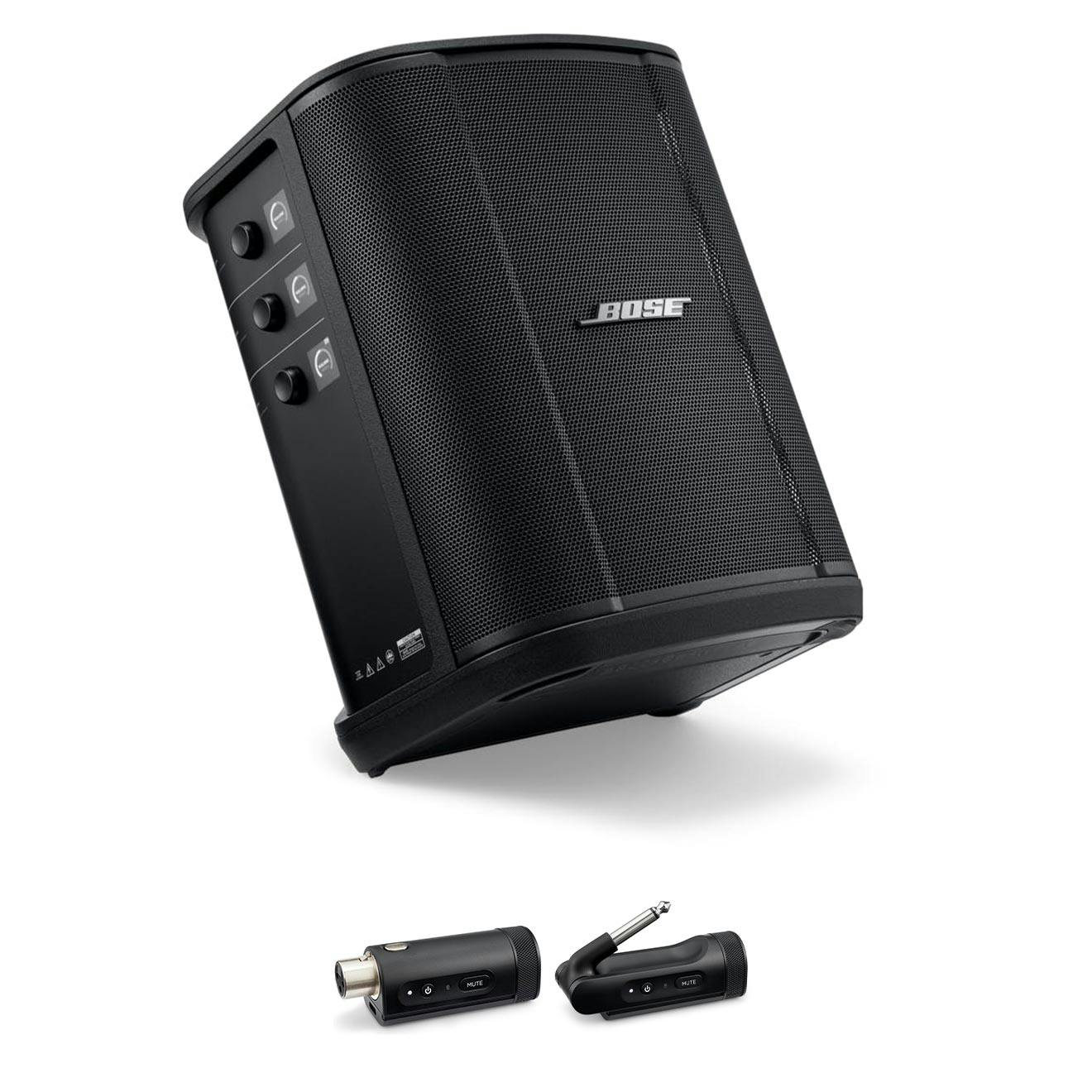 Bose S1 Pro Plus Bundle, with wireless qtr inch and xlr transmitter