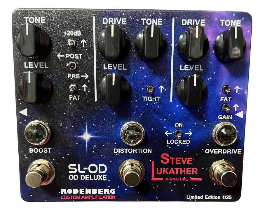 Rodenberg SL-OD Steve Lukather Signature OD Deluxe Overdrive Pedal in Starlight