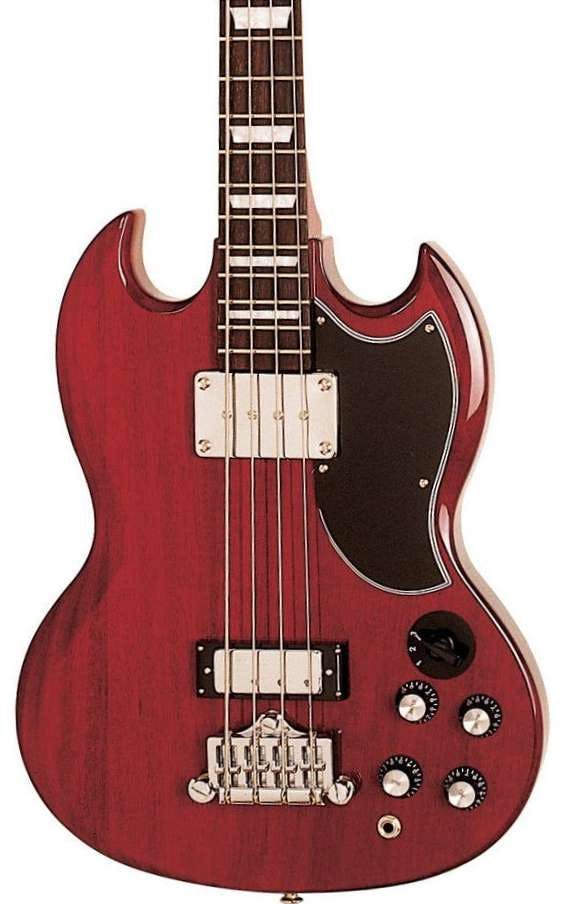 Epiphone SGベース EB-3 赤 Epiphone EB3 SG Bass Guitar Cherry Chrome Hardware - Andertons