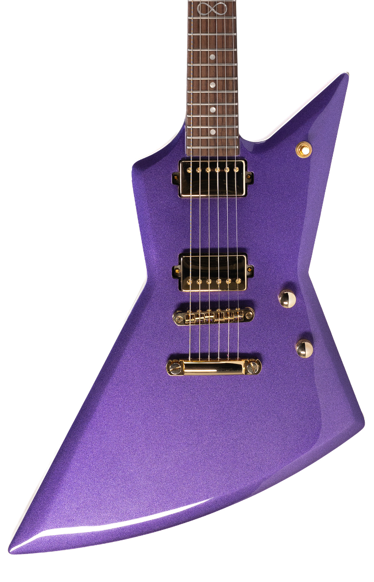 Chapman Ghost Fret Classic Electric Guitar in Paradise Purple