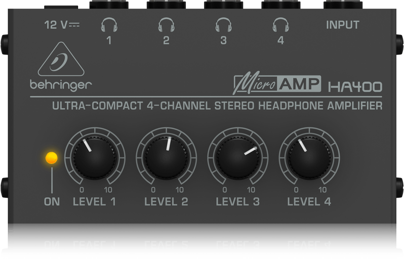 Behringer HA400 Compact 4-Channel Stereo Headphone Amp
