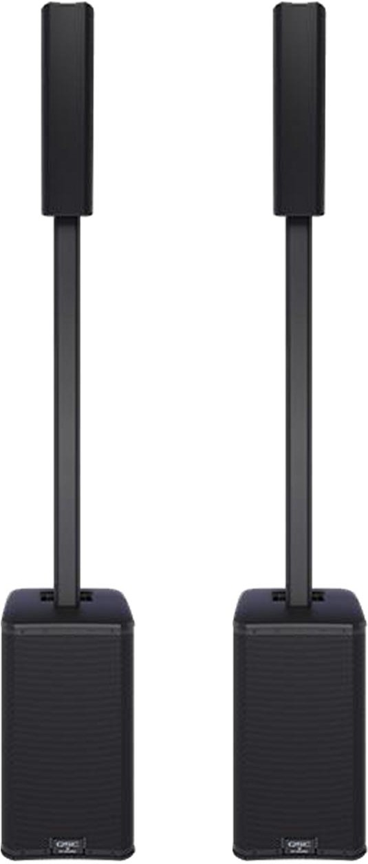 QSC KC12 Wide Coverage PA Bundle With 2X KC12 Portable Column Systems & Cables