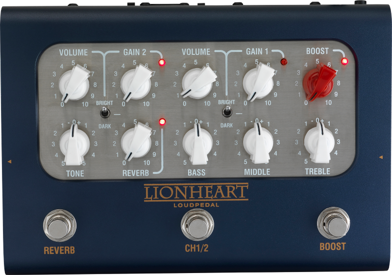 Laney Black Country Customs - LIONHEART LOUDPEDAL - Boutique Guitar Amplifier Pedal - 60W - Tom Quayle