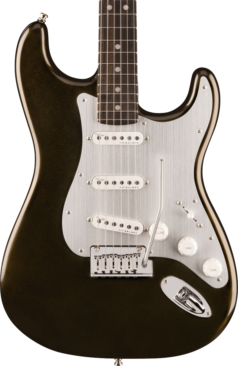 Fender American Ultra II Stratocaster Ebony Fingerboard in Texas Tea