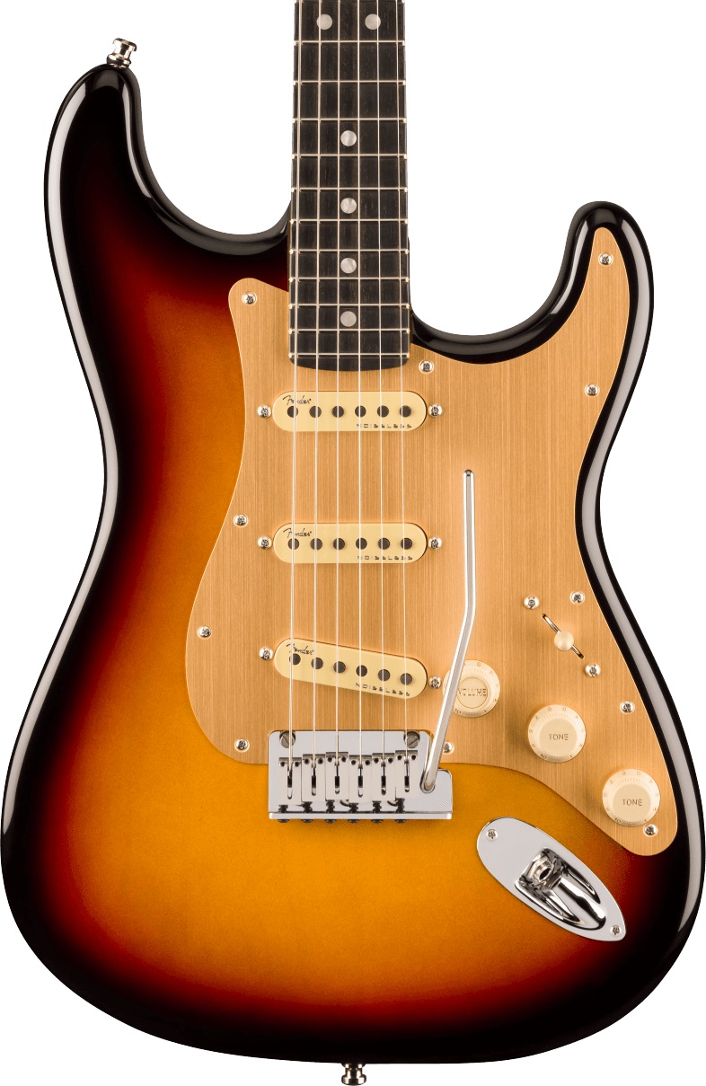 Fender American Ultra II Stratocaster Ebony Fingerboard in Ultraburst