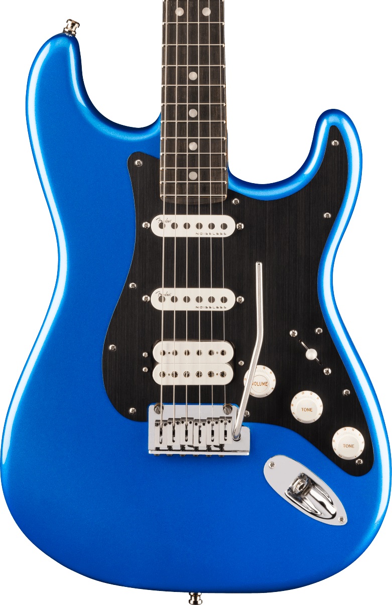 Fender American Ultra II Stratocaster HSS Ebony Fingerboard in Noble Blue
