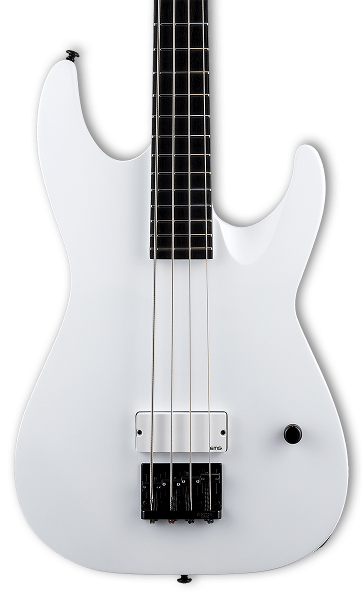 ESP M-4 Arctic Metal in Snow White Satin