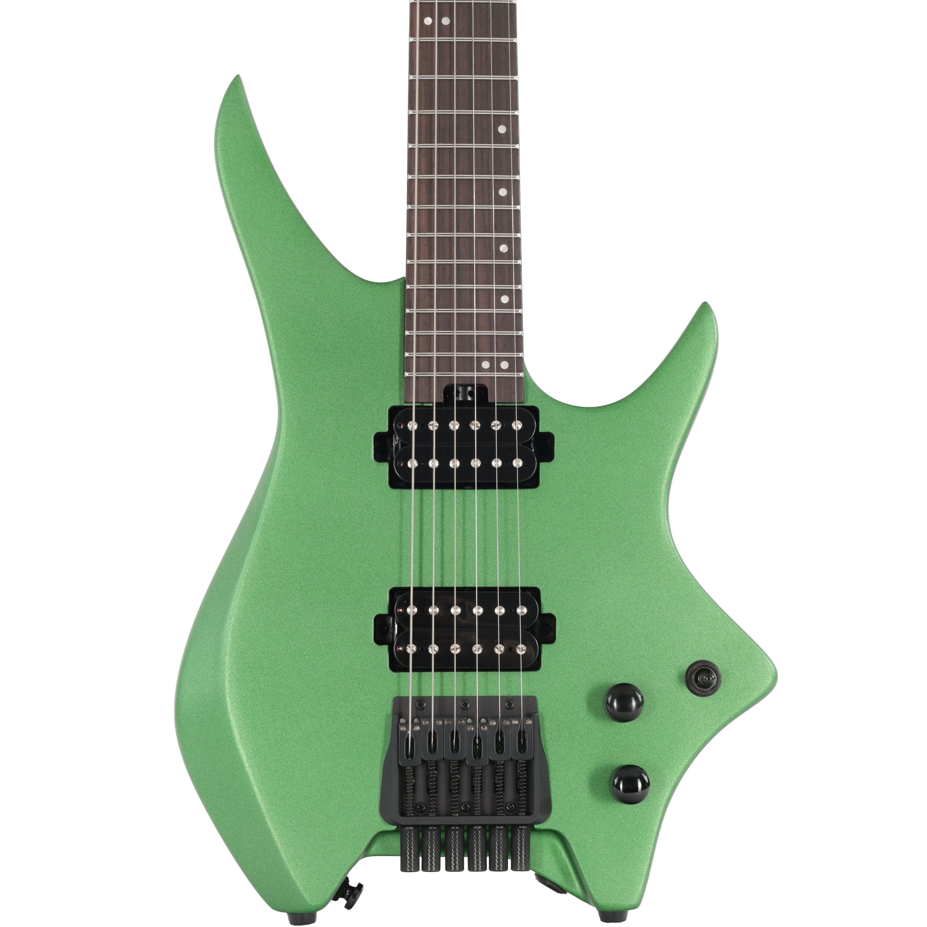 HILS NEXT HN3 Headless Electric Guitar in Satin Metallic Emerald Green