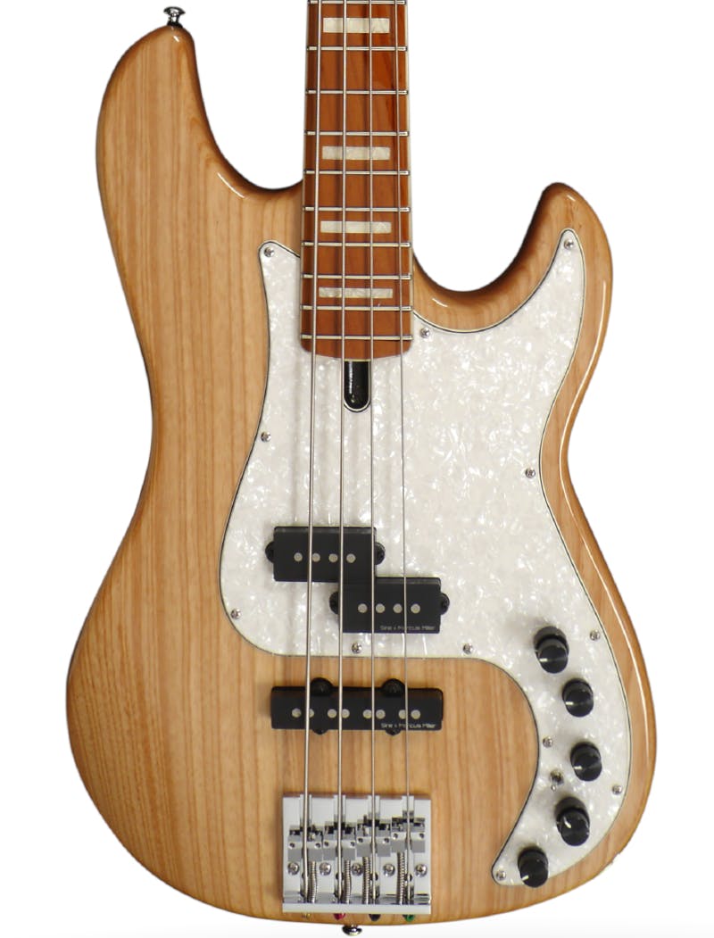 Sire Marcus Miller P8 Swamp Ash 4-String Bass Guitar in White