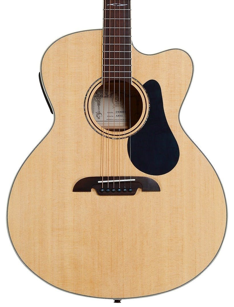 Alvarez Artist AJ80CE Jumbo Electro-Acoustic in Natural with Cutaway
